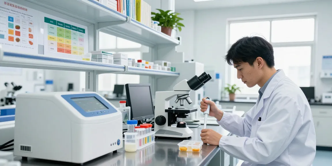 Ensure food safety and quality with erecsure testing in modern lab.